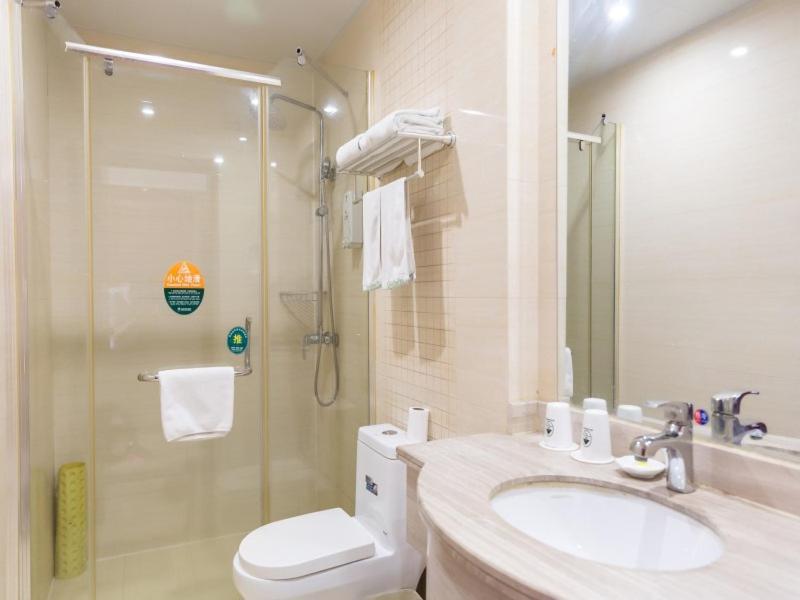 Greentree Inn Jiangsu Suzhou Kunshan High Speed Rail Station Hengshan Road Express Hotel Exterior photo