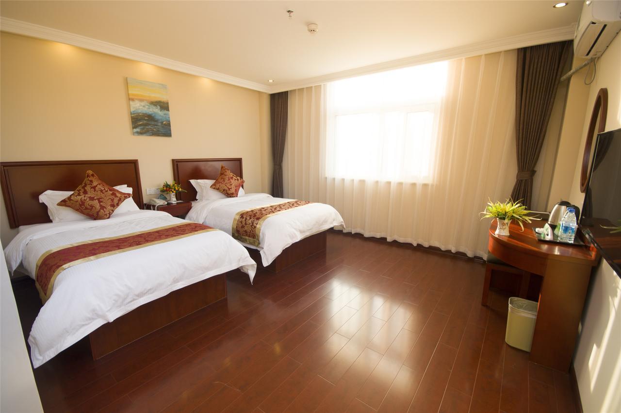 Greentree Inn Jiangsu Suzhou Kunshan High Speed Rail Station Hengshan Road Express Hotel Exterior photo